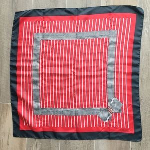 Carlisle 100% Silk square Bow/Stripe/Houndstooth